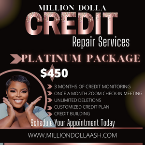 Million Dolla Credit Platinum Package